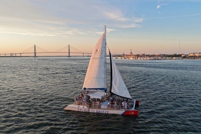 Charleston Iconic Sunset Sail - Lux Catamaran w/Bar & Bathrooms 2