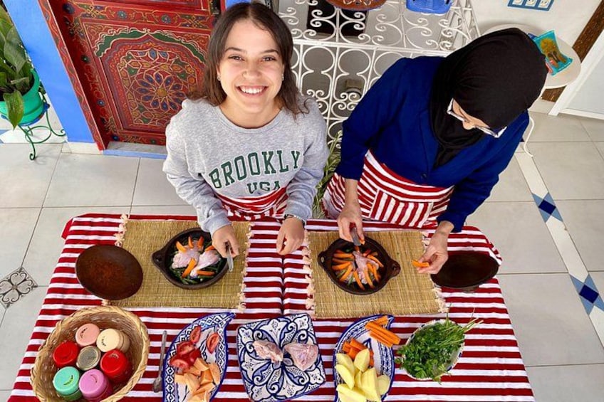 Moroccan Cooking Class with a Local Family & Market Visit 3