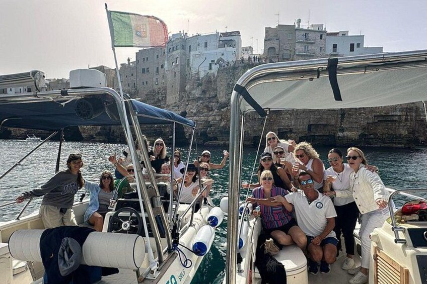 Boat trip to the Polignano a Mare caves 2