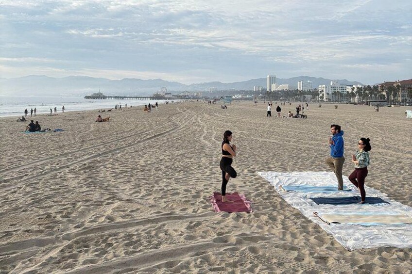 Stretch and Sip: Yoga with Fresh Juice on Santa Monica Beach 5