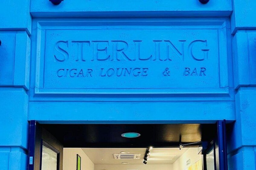 Grand entrance to Sterling Cigar Lounge & Bar 3