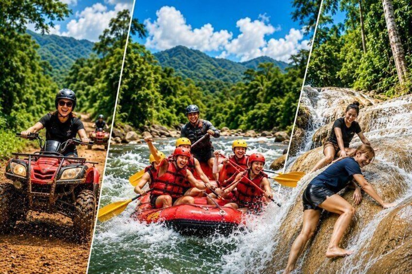 Chiang Mai : ATV & White Water Rafting & Sticky Waterfall 2