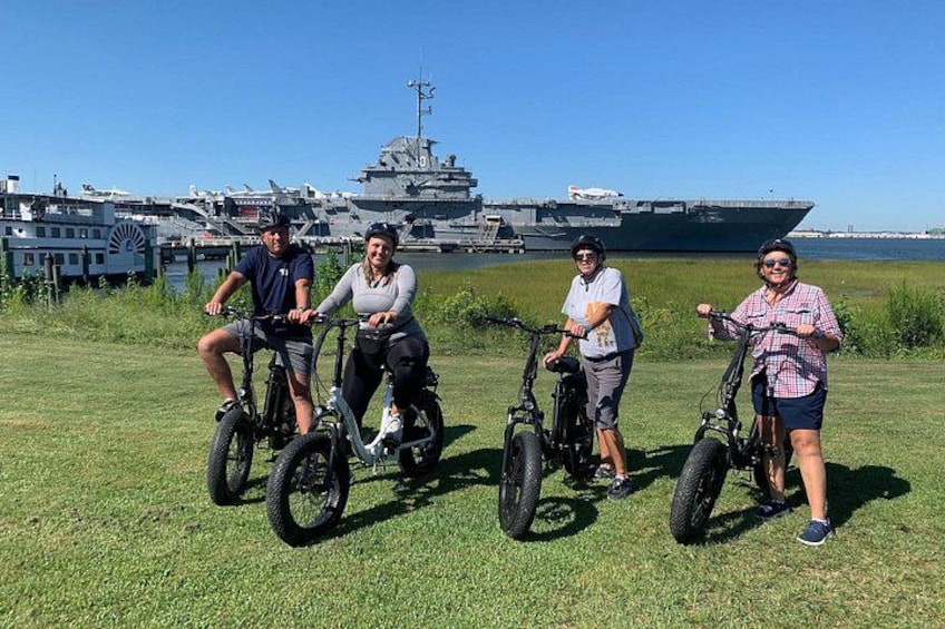 Scenic Charleston Harbor & Wildlife E-Bike Tour + Milkshake Stop 1