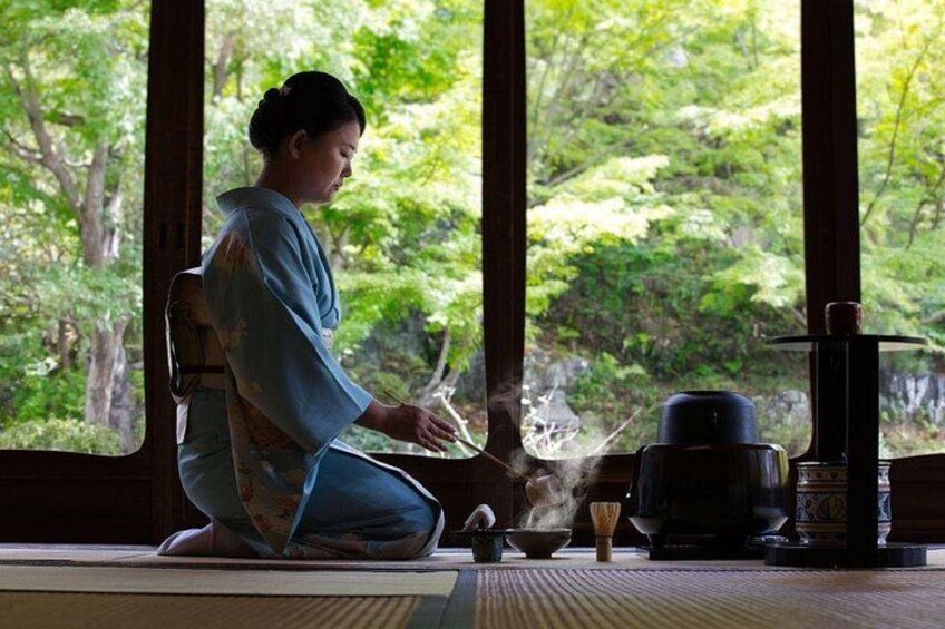 Kyoto Kiyomizu Tea Ceremony with Scenic Garden Views 3