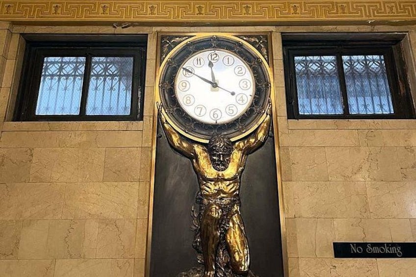 Take a seat inside the Atlas Life Building and admire Atlas himself shouldering the time. 2