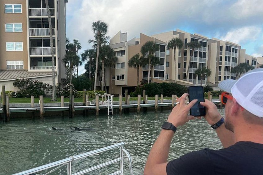 Watch the dolphins as we explore Marco waterfront homes and condos. 3