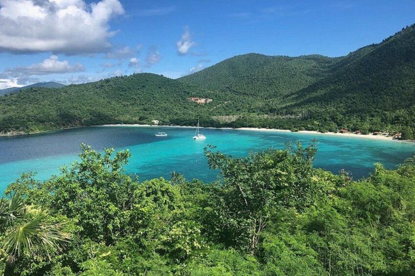 Look for sea turtles or stop at the tiki bar at Maho Bay 2