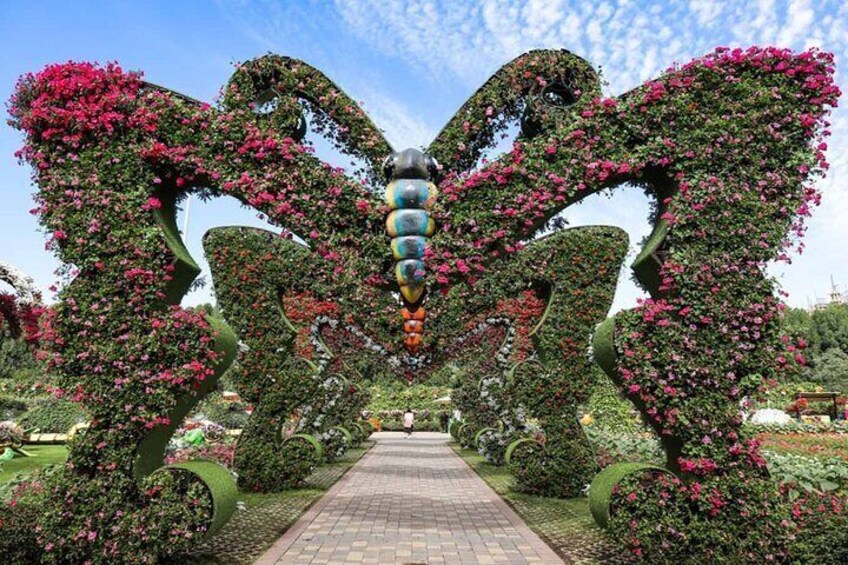 Combo : Global Village & Dubai Butterfly Garden Admission Tickets