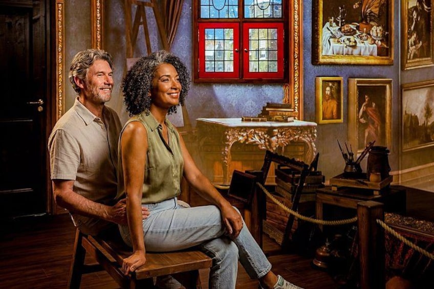 Amsterdam: Rembrandts Experience Entry Ticket and AI Portrait 5