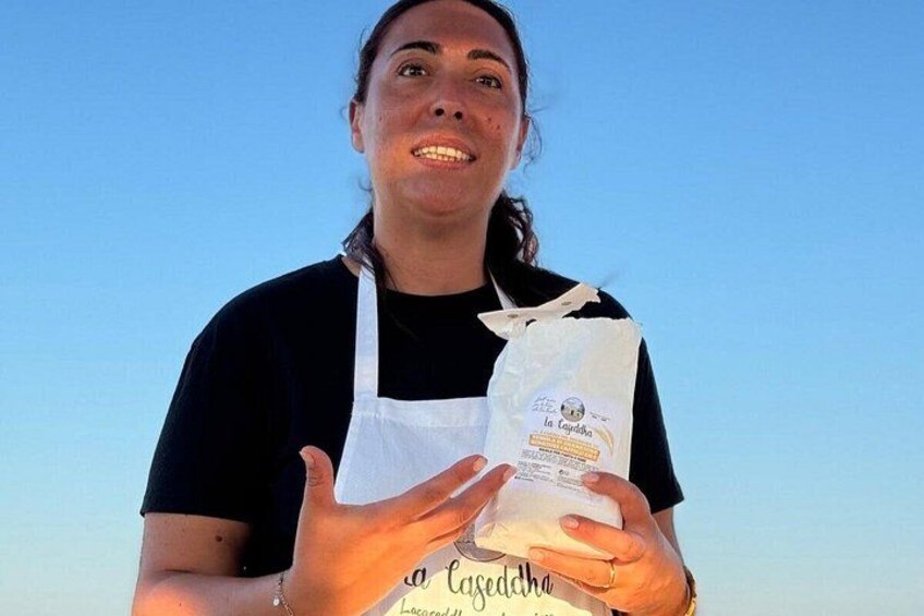 Pasta course in the farm with dinner and olive oil tasting 3