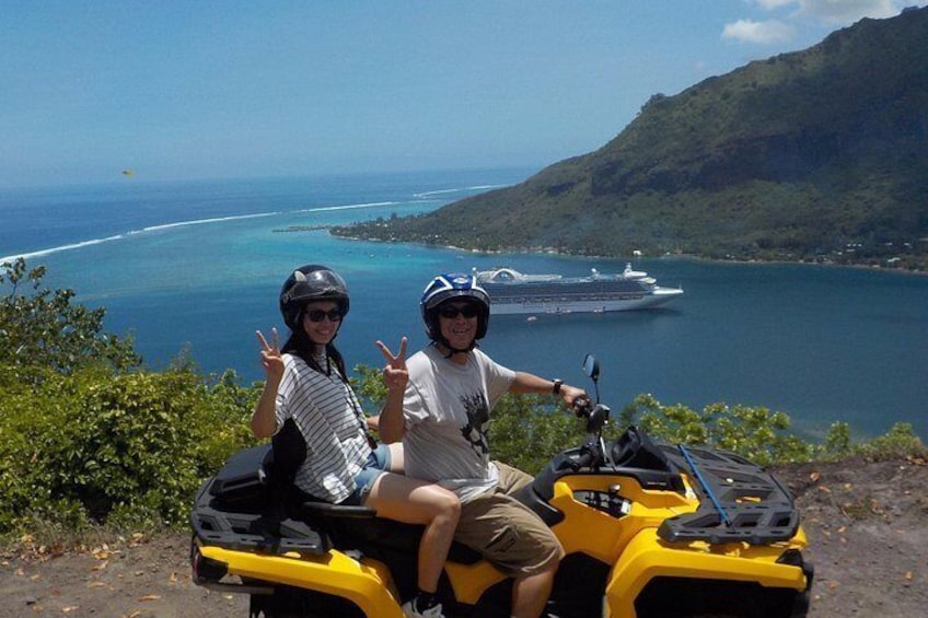 Grand Tour Quad Excursion in Moorea (Single or Two-Seater) 2