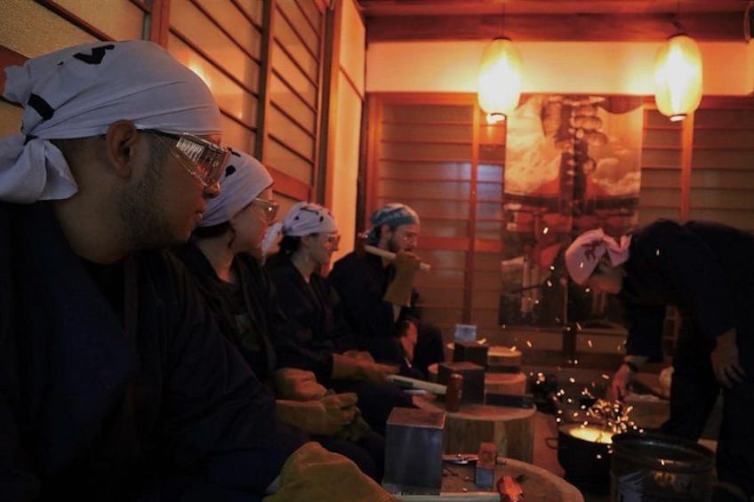 Authentic Knife Making Experience at a Blacksmith in Kyoto 2
