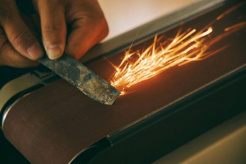 Authentic Knife Making Experience at a Blacksmith in Kyoto 3