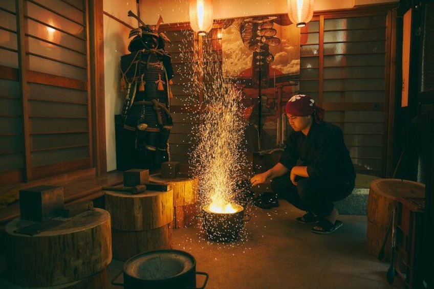 Authentic Knife Making Experience at a Blacksmith in Kyoto 2