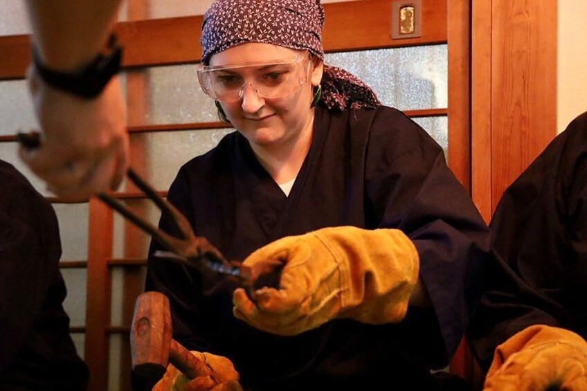 Authentic Knife Making Experience at a Blacksmith in Kyoto 3
