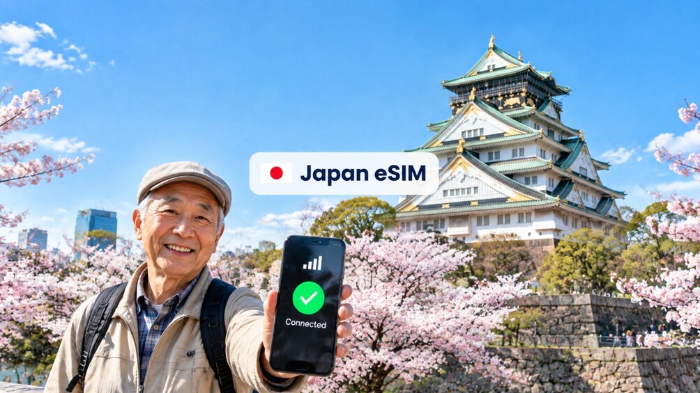 Osaka: Roaming Internet with eSIM Mobile Data Plan 1