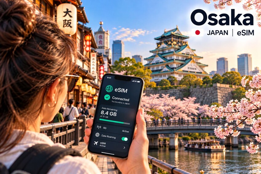 Osaka: Roaming Internet with eSIM Mobile Data Plan 3