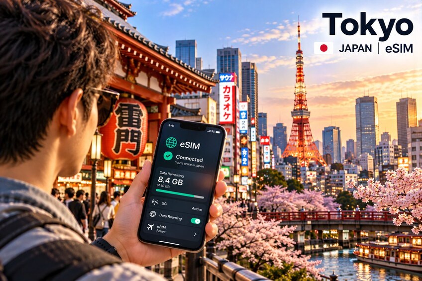 Tokyo: Roaming Internet with eSIM Mobile Data Plan 3