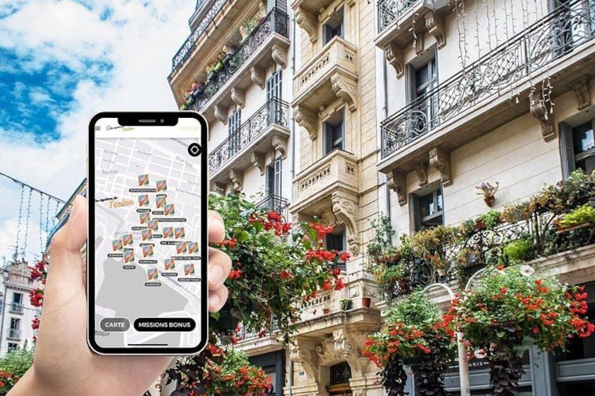 Discovery trail game of Toulon 1