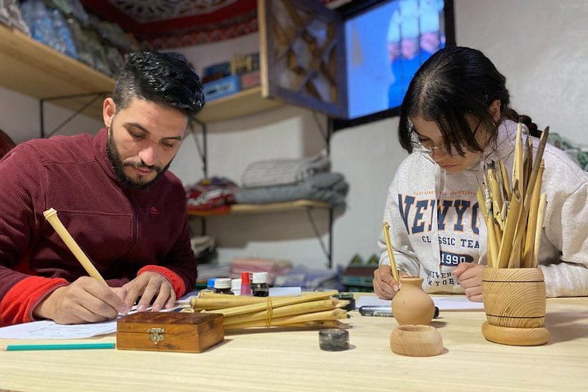 Moroccan and Islamic Calligraphy Class with Local Artist 4