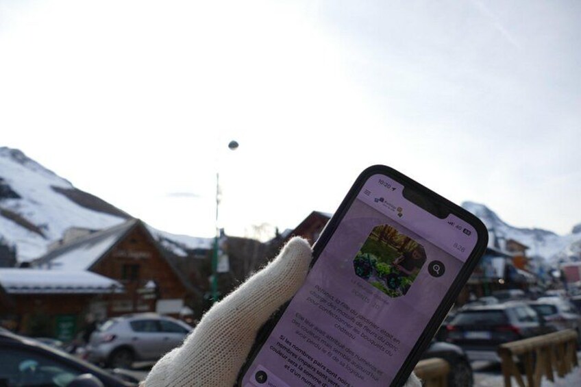 An immersive game in magic in the Plagne 3