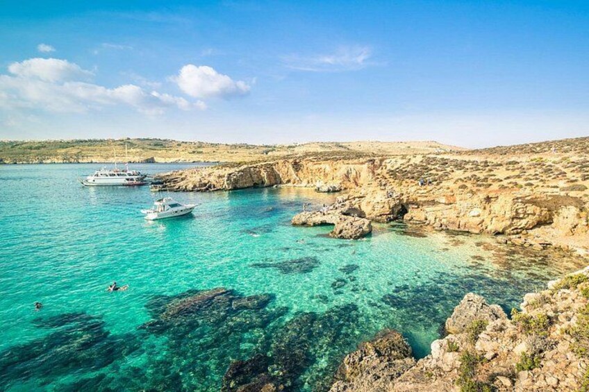 Coastal Ferry Cruise with Stops in Gozo and Comino Bue Lagoon 4