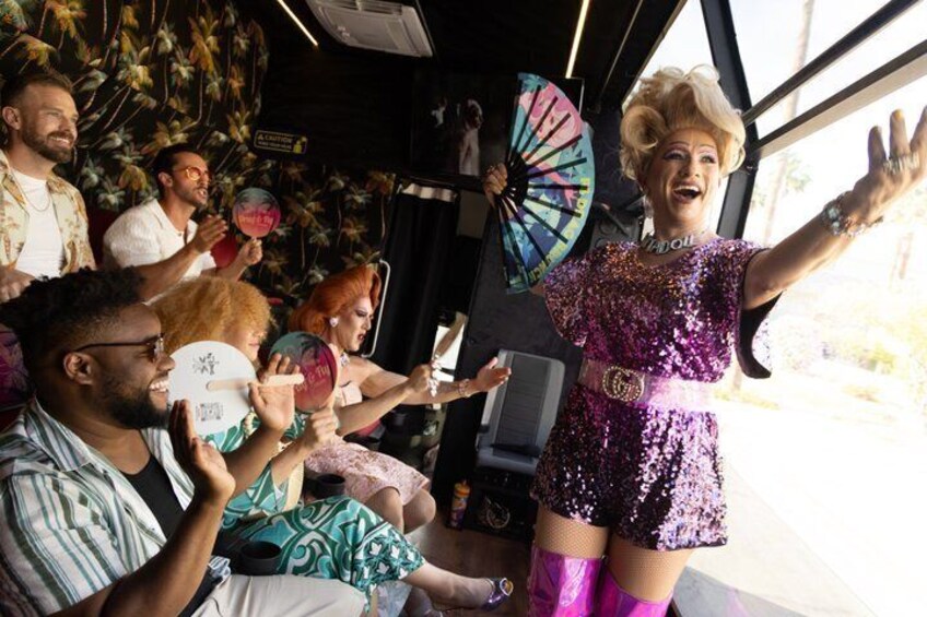 Drag Queen Hosted Palm Springs Sightseeing Bus Tour 4