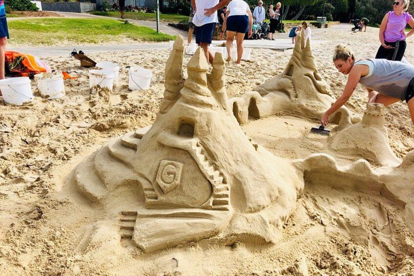 Sandcastle workshops for children and adults 5