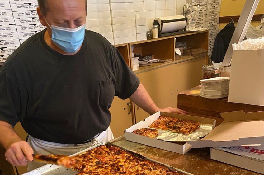 Ralph at Umbertos Galleria . Pizza is the best anywhere !! 2