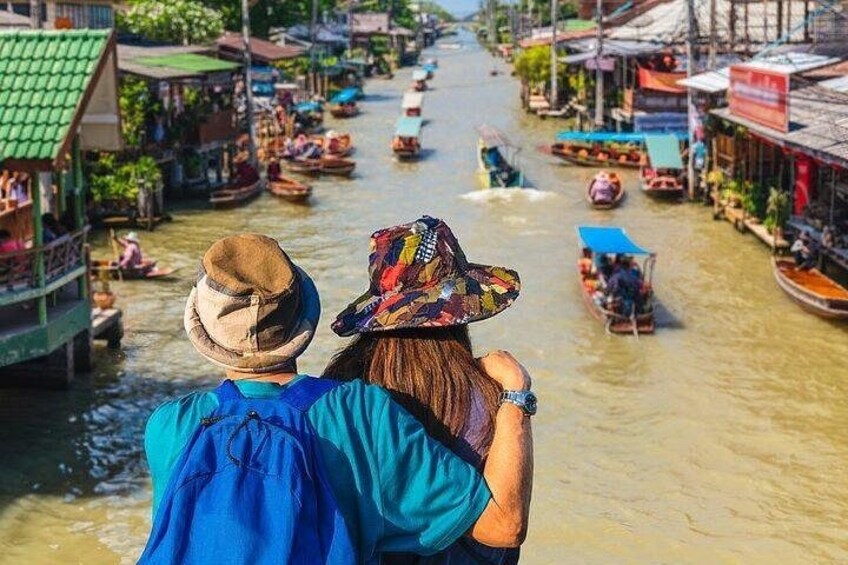 Damnoen Floating Market Tour With Optional Erawan Waterfall Visit 3