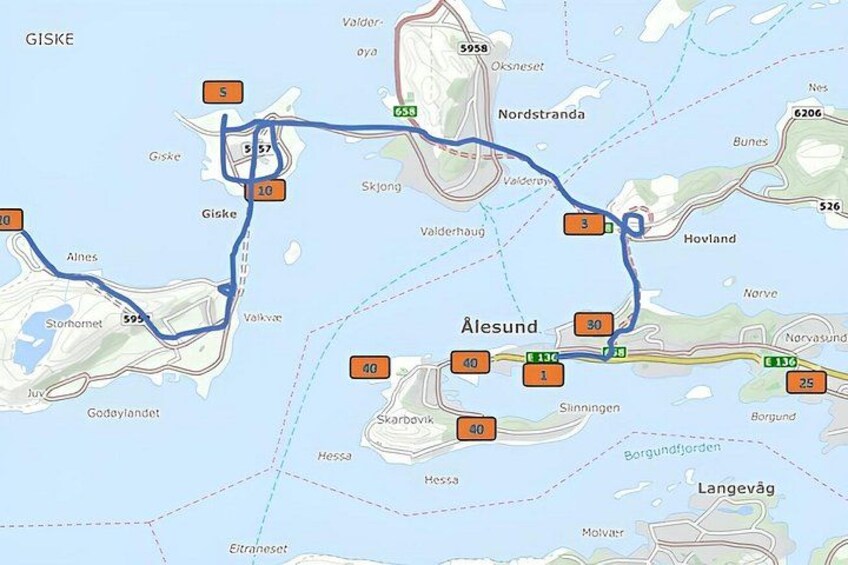 Alnes Lighthouse, Sunnmøre Museum, Aksla and City Sightseeing 1