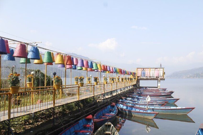 Pokhara Sarangkot Sunrise, boating and Peace Pagoda Hike 1