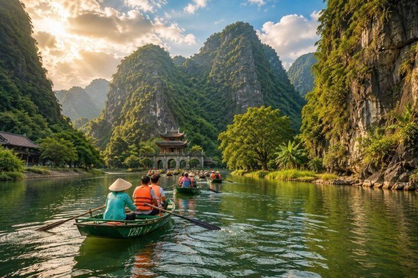 From Ninh Binh: Bai Dinh, Hoa Lu, Trang An, Mua Cave, Small Group 5