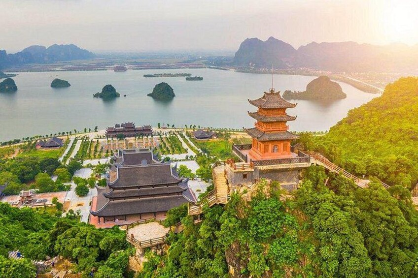 From Ninh Binh: Bai Dinh, Hoa Lu, Trang An, Mua Cave, Small Group 2