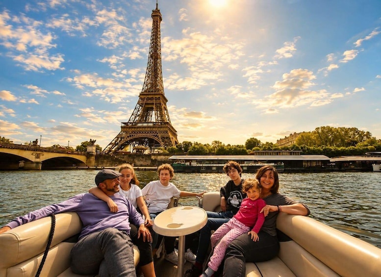 Picture 4 for Activity Paris: Private pontoon boat cruise tour on the Seine 2