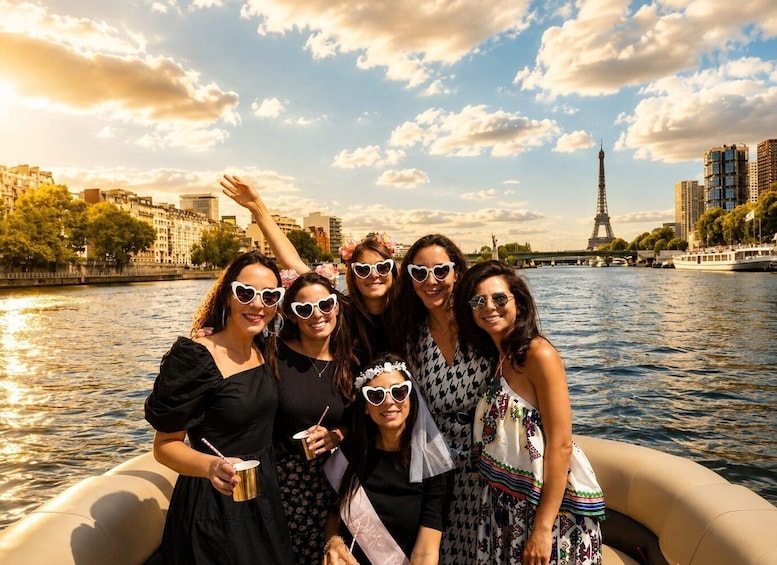 Picture 3 for Activity Paris: Private pontoon boat cruise tour on the Seine 4
