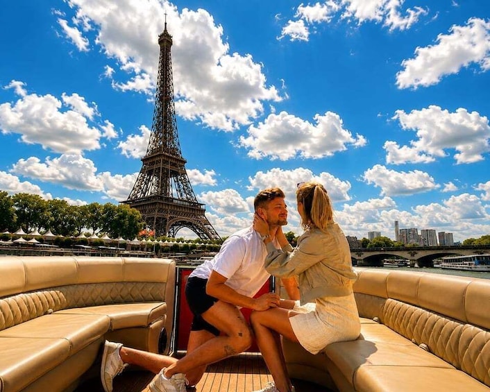 Picture 2 for Activity Paris: Private pontoon boat cruise tour on the Seine 3