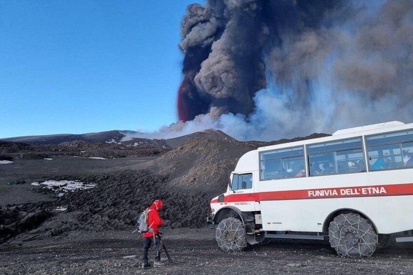Etna excursion 3000 meters with 4x4 cable car 5