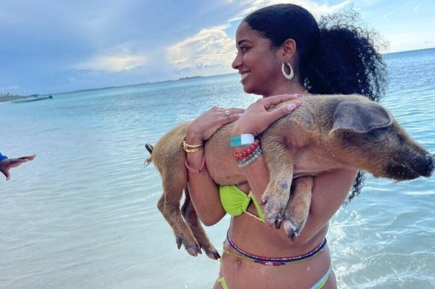 All Inclusive Pig Encounter, Snorkeling, Turtles, Lunch and Beach 3