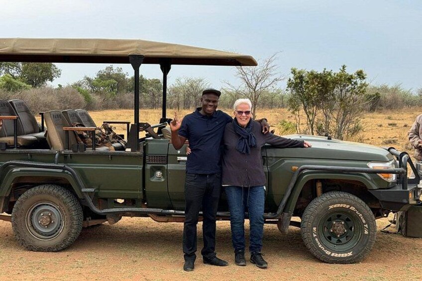 Safari drive in the greater Madikwe game reserve 1