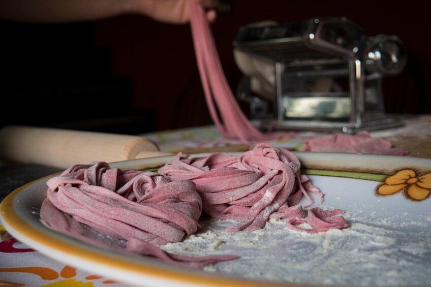 Homemade fresh pasta cooking class 4