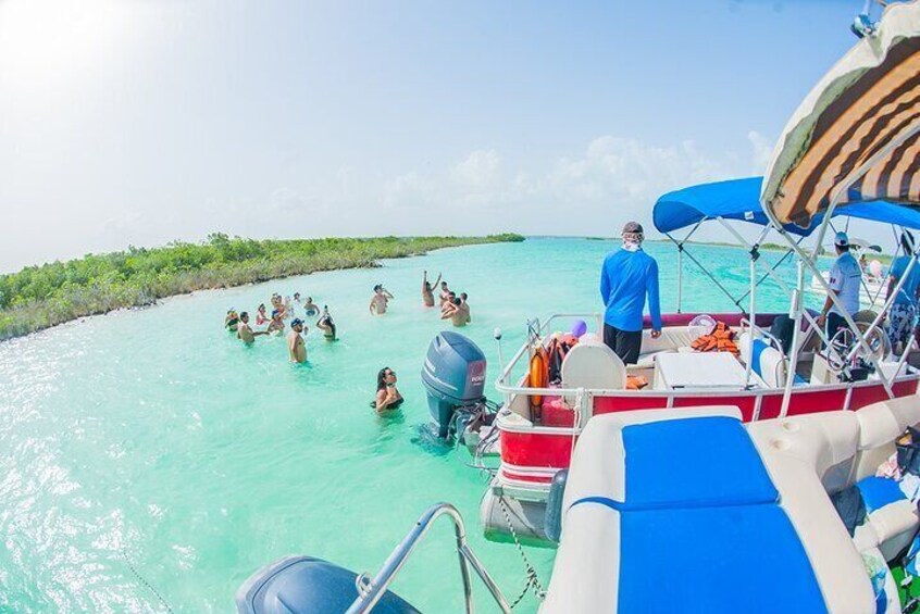 BACALAR Seven Color Lagoon Boat Excursion from Costa Maya