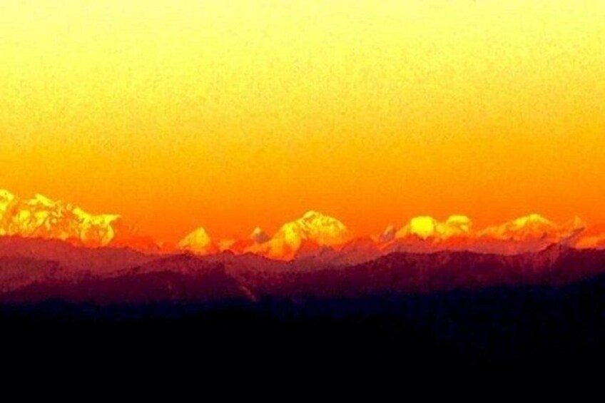 Cordillera con cielo degradado. 5
