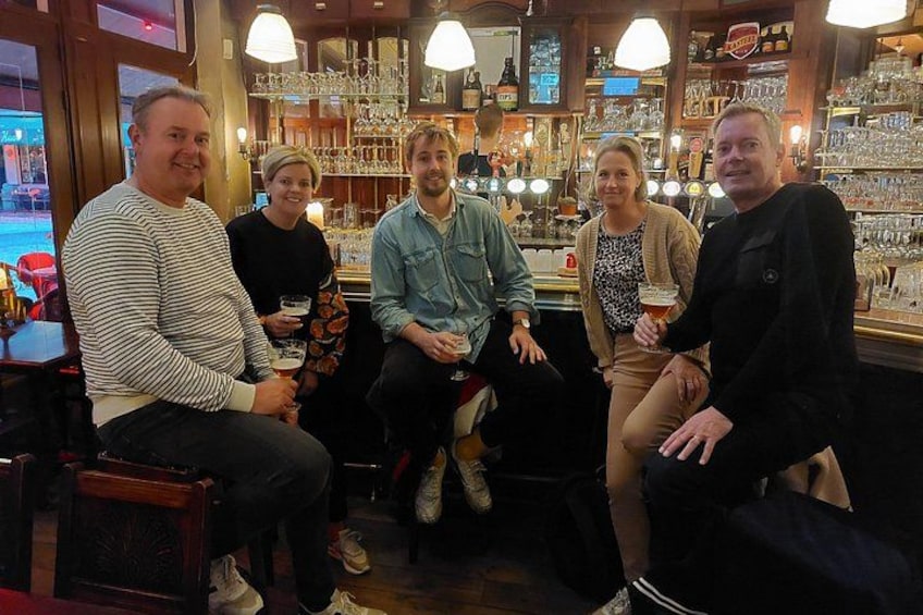 Group in bar in Delft 5