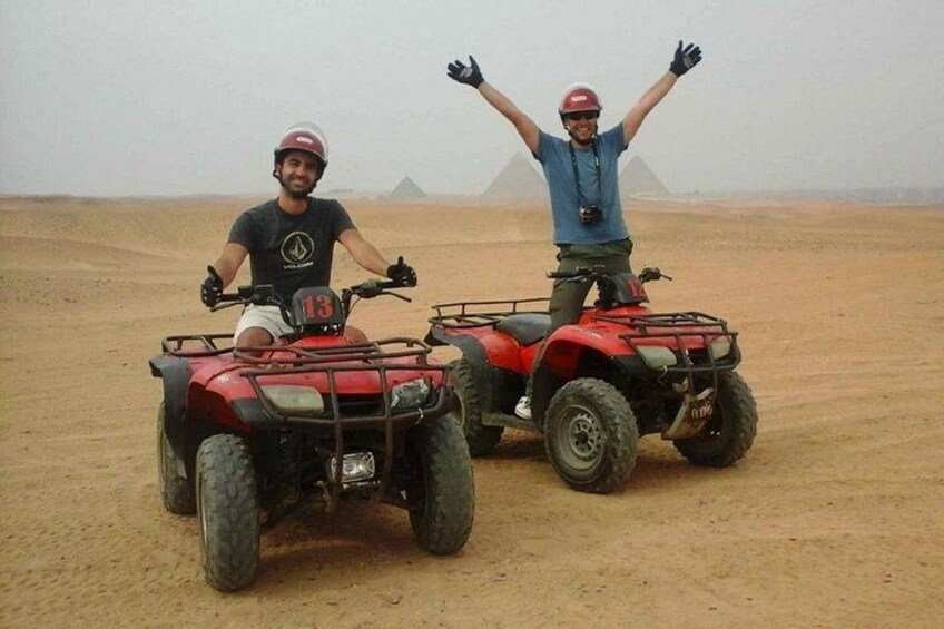 Conquer the desert dunes and get up close to the awe-inspiring Pyramids of Giza during your thrilling ATV adventure. 2