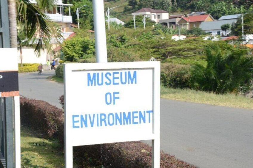 A sign for the Museum of Environment. 3