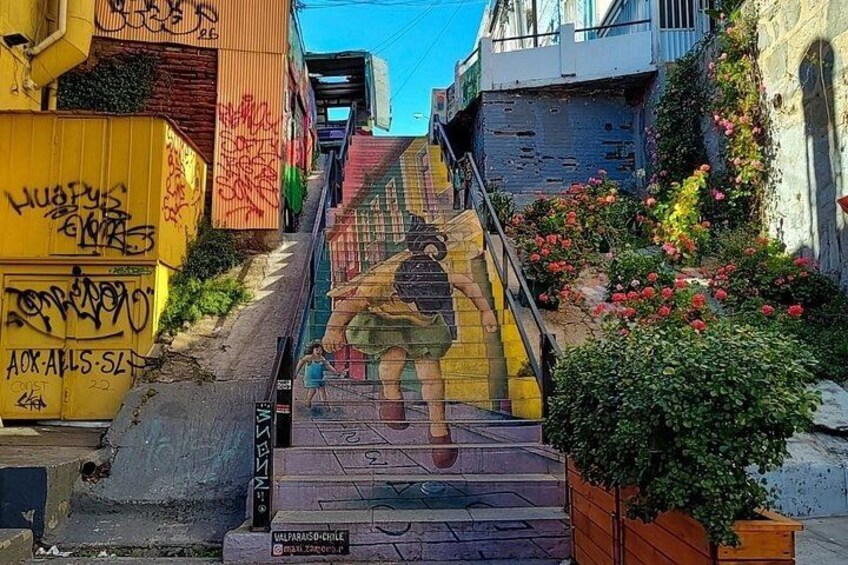 Transfer in/out cruise to/from Santiago plus tour Valparaiso 4