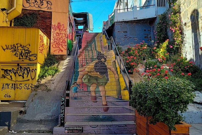 Transfer in/out cruise to/from Santiago plus tour Valparaiso 3
