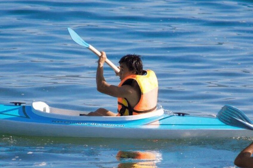 Kayaking on Cua Can River 2