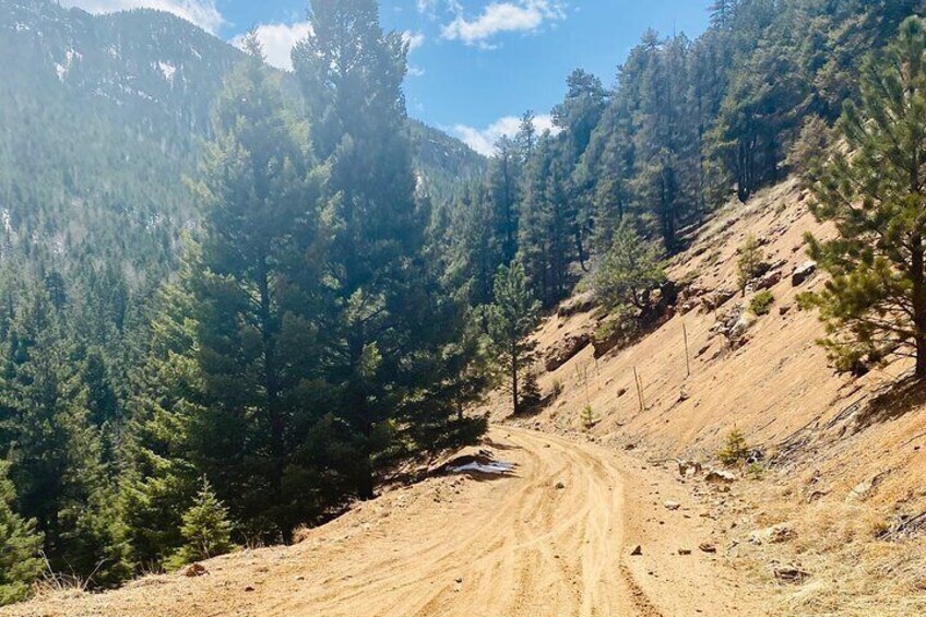 EBIKE Mountain Adventure in Colorado Springs: Gold Camp Road